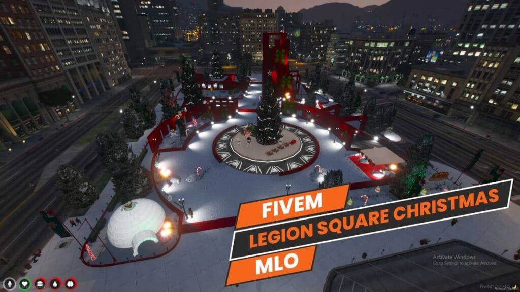 Fivem Legion Square Christmas Mlo Fivem Mlo Fivem Maps Fivem Shop